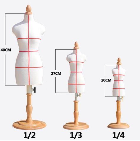 Mannequin For Sewing, Miniature Mannequin, Miniature Dress Form, Full Body Dress Form, Half Scale Dress Form, Custom Dress Form, Mini Mannequin, Scale Dress, Sewing Mannequin