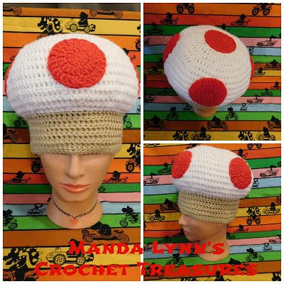 Toad Hat Crochet Pattern, Crochet Toad Hat Mario, Toad Hat Crochet, Toad Mushroom Hat, Crochet Toad Mario, Mario Crochet Hat, Crochet Mushroom Hat Free Pattern, Mario Toad, Mario Crochet