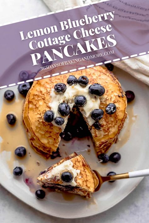 Cottage Cheese Lemon Pancakes, Lemon Blueberry Cottage Cheese Pancakes, Cottage Cheese And Oats Pancakes, Lemon Cottage Cheese Pancakes, Blueberry Cottage Cheese Toast, Blueberry Cottage Cheese Pancakes, Cottage Cheese Blueberry Muffins, Lemon Blueberry Cottage Cheese, Healthy Family Breakfast