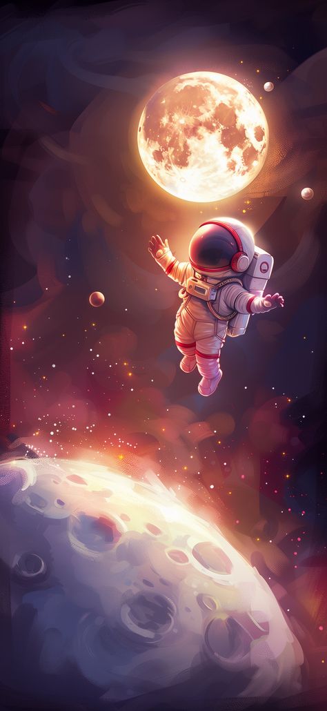 Waller Paper, Pink Nation Wallpaper, Instagram Black Theme, Space Art Gallery, Astronaut Birthday, Android Wallpaper Art, Astronaut Wallpaper, Astronaut Art, Space Artwork