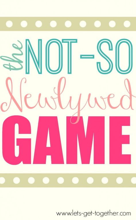 The Not-So Newlywed Game from Let's Get Together - #familyreunion #groupgame or as a #youthactivity with older couples in the ward or the Bishopric with a dating QA panel after. Newlywed Game Questions, 60th Anniversary Parties, Anniversary Party Games, Couples Game Night, Anniversary Games, Geek House, Games For Couples, Newlywed Game, Marriage Retreats