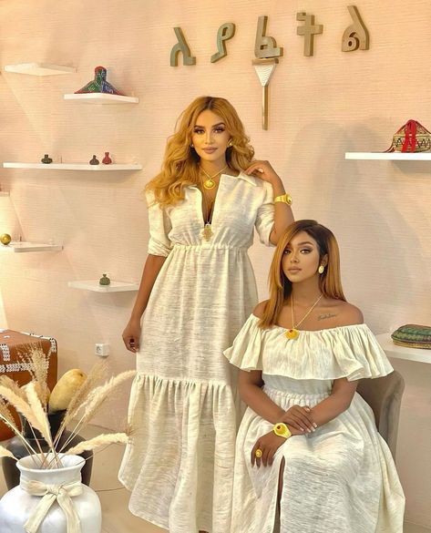 Zuria Habesha Dress, Ethiopia Clothing, White Church Dress, Eritrean Dress, Habesha Dress, Ethiopian Traditional Dress, Ethiopian Women, Ethiopian Dress, Habesha Kemis