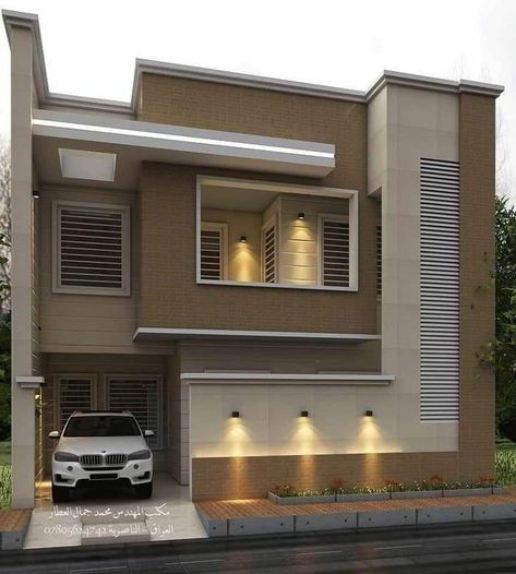 Best Exterior House Paint, 3 Storey House Design, 2 Storey House Design, Small House Front Design, Modern Small House Design, House Design Ideas, Best Modern House Design, Small House Design Exterior, Small House Elevation Design