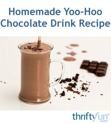 Yoohoo Drink Recipe, Yoohoo Drink, Fondant Frosting, Chocolate Drink Recipes, Kids Drinks, Yoo Hoo, Floats Drinks, Quick Drinks, Punch Drinks