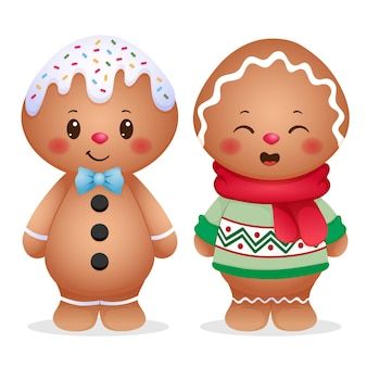 Cristhianini | Freepik Christmas Cutouts, Gingerbread Crafts, Gingerbread Christmas Decor, Gingerbread Girl, Watercolor Christmas Cards, Winter Crafts For Kids, Gingerbread Christmas, Gingerbread Men, Christmas Bear