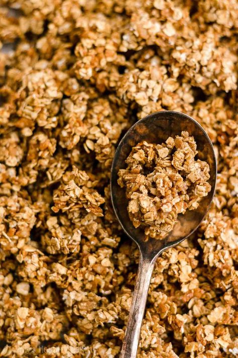 Low Cholesterol Granola, Healthy Granola Recipe Low Calorie, Honey Oat Granola Recipe, Low Cal Granola Recipe, Healthy Granola Recipe Low Sugar, Granola Low Calorie, Low Cal Granola, Low Fat Granola Recipe, Low Calorie Granola Recipe