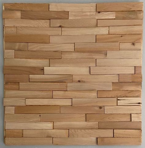 Shim Wall Art Diy, Diy Wood Shim Wall Art, Wood Shim Backsplash, Shims Diy, Shim Art, Office Nature, Scrap Wood Wall Art Mountain, Batman Ideas, Making A Compost Bin