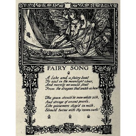 Fairy tale art on Instagram: "Herbert Cole (1867-1930), ‘Fairy Song’, “Fairy Gold-  A Book of Old English Fairy Tales” by Ernest Rhys, 1913 . . . . . . . . #poem #poetry #poet #fae #fairy #faery #illustrators #illustration #illustrationartists #illustrator #fairytaleprincess #fairytalelove #fairytaleartist #fairytale #fairytaleillustration #fairytales #fairytaleillustrations #fairytaleart #vintageart #vintageartist #vintageillustration #vintageillustrator #etherealart #ethereal #whimsical #whims Fairy Boat, Vintage Fairies, Fairy Magic, Fairytale Art, Fairy Angel, Old Book, The Fairy, Fairy Land, Fairy Art