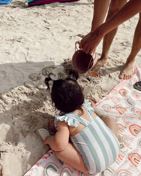 Beach With Toddler, Toddler Beach Photos, At The Beach Aesthetic, Baby At The Beach, Toddler Vacation, The Beach Aesthetic, Swim 2024, Pjo Dr, Couple Beach Pictures