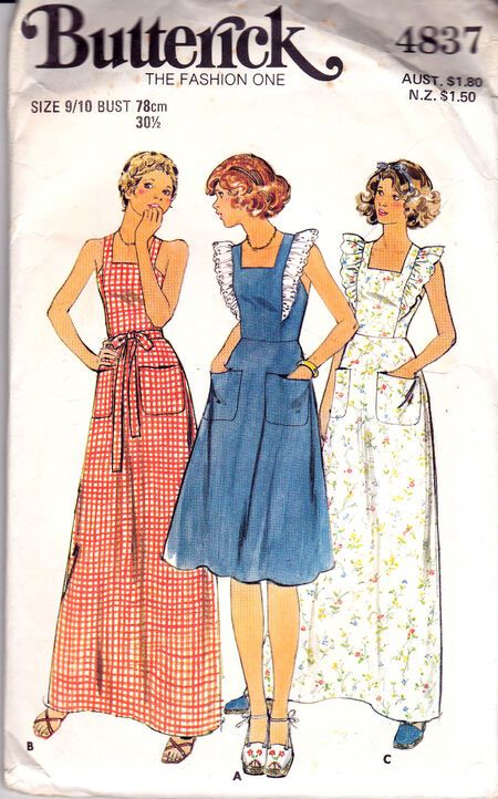 70s Sundress, Sunshine Family, Butterick Dress Patterns, 80's Fashion, 1970's Fashion, 60s 70s Fashion, Teen Dress, Fashion Illustration Vintage, Dress 70s