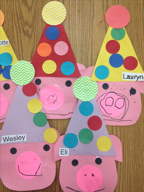 If You Give a Pig a Party. Laura Numeroff. If You Give A Pig A Party Craft, Laura Numeroff, Literature Activities, Author Study, Preschool Literacy, Alphabet Crafts, Author Studies, Math Art, Preschool Books