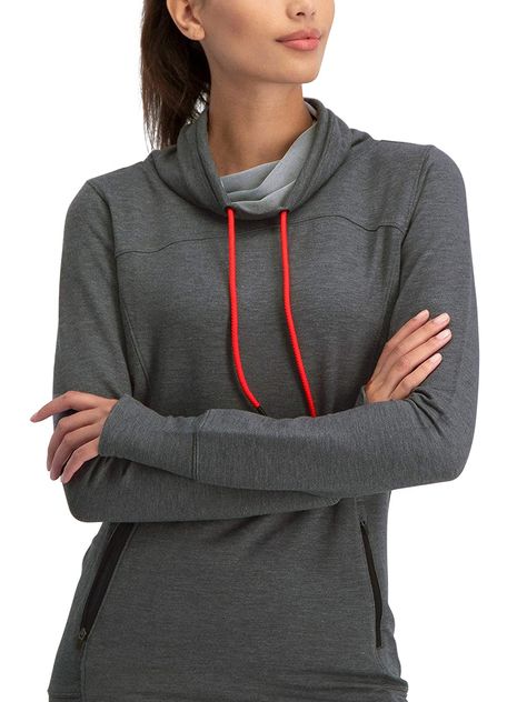 Three Sixty Six Dry Fit Pullover Sweatshirt for Women â€“ Fleece Cowl Neck Sweater Jacket - Zip Pockets and Thumbholes >>> To view further for this item, visit the image link. (This is an affiliate link) Half Zip Hoodie, Slouchy Sweater, Sweatshirt For Women, Cowl Neck Top, Womens Fleece, Cowl Neck Sweater, Pullover Jacket, Light Weight Sweater, Sweater Jacket