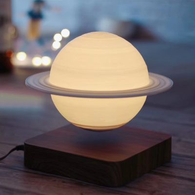 Levitating Moon Lamp, Planet Lamp, Science Decor, Lamp 3d, Magnetic Levitation, Fotos Aesthetic, Floating Lights, Moon Lamp, Moon Moon