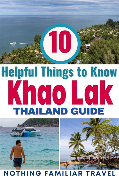 Khao Lak Thailand Khao Lak Thailand, Thailand Guide, Thailand Holiday, Thailand Beaches, Helpful Things, Move Abroad, Best Beaches, Krabi, Beach Town