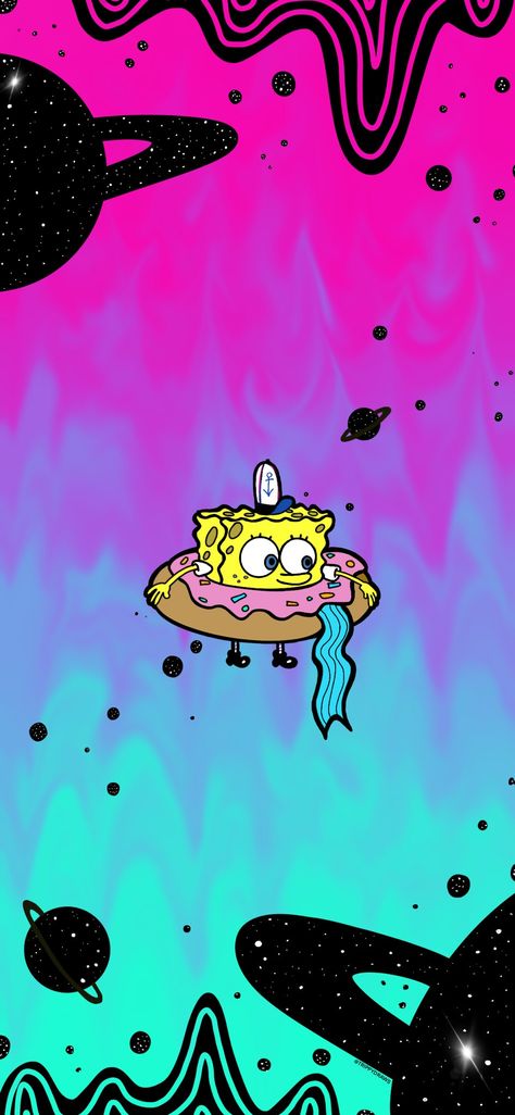 Cute Spongebob Wallpapers, Spongebob Wallpapers, Cool Homescreen Wallpaper, Spongebob Wallpaper Aesthetic, Best Homescreen Wallpaper, Spongebob Lockscreen, Drippy Wallpapers, Wallpaper Video, Spongebob Iphone Wallpaper