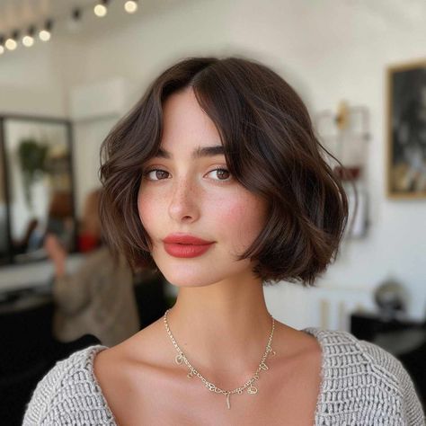 50 Gorgeous Short Wavy Haircuts Trending in 2024 Short Wavy Haircuts, Trendy Bob Hairstyles, Wavy Bob Haircuts, Short Wavy Bob, Short Spiky Hairstyles, Wavy Haircuts, Hair Inspiration Short, Short Wavy Hair, Penteado Cabelo Curto