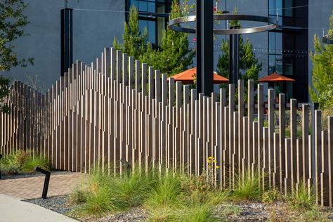 The Press Market Hall Park — Lane Goodkind + Associates Park Fence Design, Landscape Screening, Boundry Wall, Park Entrance, Landscape Features, Park Lane, Interior Garden, Fence Design, Facade Design