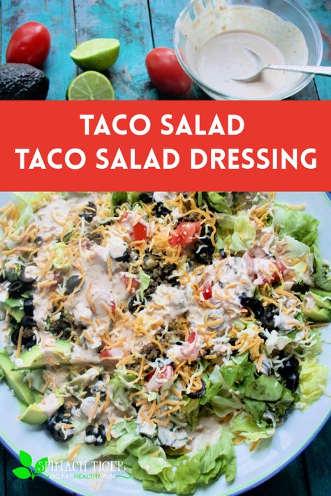 This is the best dressing for taco salad. Use on any kind of taco salad, fajitas, tacos. #mayonnaise #sourcream #salsa #tacosalad #spinachtiger Dressing For Taco Salad Healthy, Best Taco Salad Dressing, Dressings For Taco Salad, Salad Dressing For Taco Salad, Taco Johns House Dressing Recipe, Taco Salad Recipe Dressing, Taco Dressing Recipe, Dressing For Taco Salad, Taco Salad Dressing Recipe