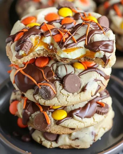 Gooey Reese's Cheesecake Cookies – Soft, Sweet Treats Reeses Cheesecake Cookies, Gooey Reese’s Cheesecake Cookies, Reese's Cheesecake, Reeses Cheesecake, Butterscotch Cookies, Brownies Cookies, Cookies Soft, Peanut Butter Cheesecake, Cream Cheese Cookies