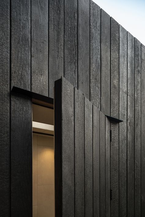 Koto Design - Architect designed prefab homes and cabins in the UK, Europe and USA. - Shou-Sugi-Ban. Landscape Gardening, Wood Facade, House Cladding, Wood Architecture, Shou Sugi Ban, Wood Cladding, Timber Cladding, Exterior Cladding, Garden Studio