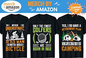 Design an original merch by amazon t shirt that sells more by Jaineshdesigns | Fiverr Animal Concept, Merch By Amazon, T Shirt Logo Design, Shirt Logo Design, Bakery Logo Design, Restaurant Logo Design, Band Merchandise, Vintage Graphic Design, Copyright Free