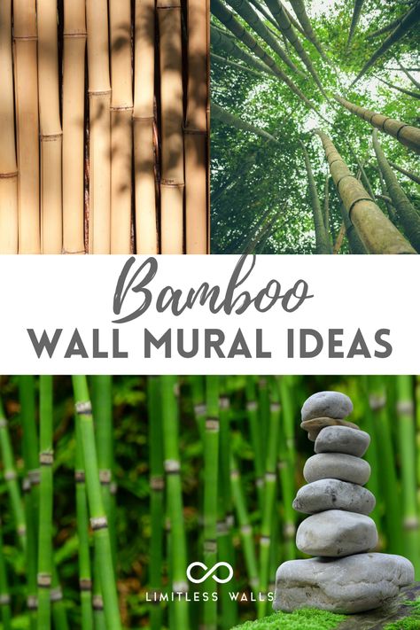 Relax in your surroundings with our curated collection of serene bamboo wallpaper ideas. Commercial wall design for businesses. Wallpaper for spa business. Bathroom wall mural ideas | Shop now at Limitless Walls - Premium Wall Murals. Bamboo Wallpaper Bathroom, Bathroom Wall Mural, Bamboo Wallpaper, Bathroom Mural, Health Practices, Spa Business, Custom Wall Decor, Bamboo Wall, Commercial Wallpaper