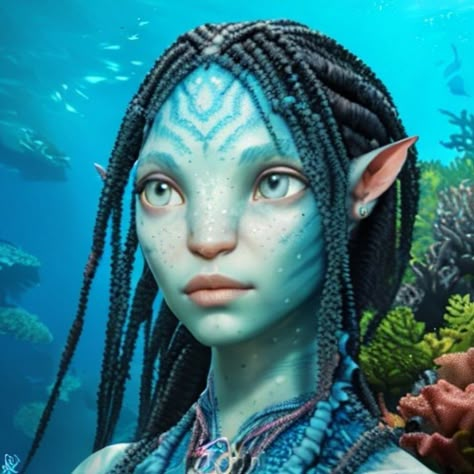 Face claim female na'vi Metkayina clan for oc or roleplay from the movie avatar the way of water Face Claims Female Cartoon, Black Navi Avatar, Metkayina Face Claim Avatar, Female Avatar Face Claims, Metkayina Clan Oc, Avatar The Way Of Water Oc Metkayina, Metkayina Navi Oc, Female Metkayina Oc, Metkayina Female Oc