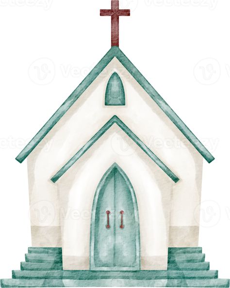 watercolor church clip art building Church Clip Art, Church Watercolor, Cityscape Photos, Logo Banners, Nature Backgrounds, Heart With Arrow, Flower Illustration, Background Banner, Landscape Photos