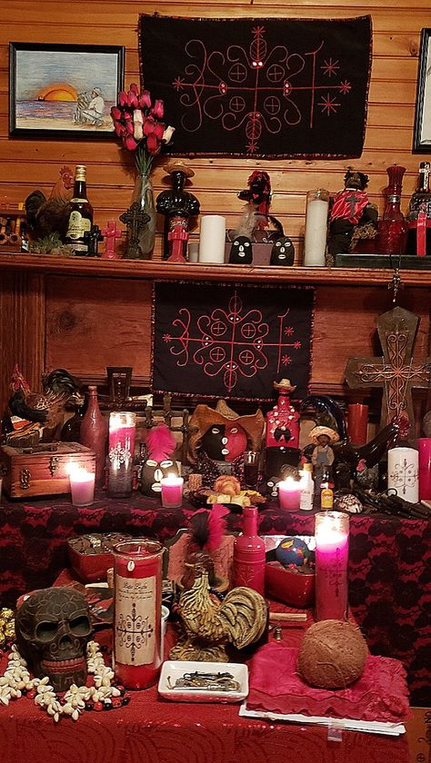 Love Alter, Ifa Alter, Spiritual Alter, Ifa Spirituality, Voodoo Altar, Ifa Priestess, Vodou Aesthetic, Santeria Aesthetic, Hoodoo Altar