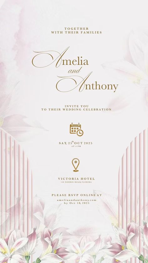 Wedding Invitation Posters, Wedding Background Wallpaper, Digital Wedding Invitations Design, Ceremony Invitation, Wedding Card Frames, Digital Invitations Wedding, Wedding Invitation Video, Green Wedding Invitations, Digital Wedding Invitations