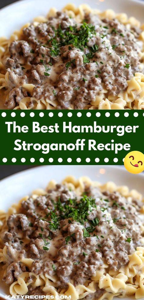 Hamburg Stroganoff Recipe, Meal With Hamburger Meat, Hamburger Beef Stroganoff Easy, Beef Stroganoff With Hamburger, Easy Recipes With Hamburger Meat, Simple Hamburger Recipes, Easy Hamburger Stroganoff Recipe, Meals With Hamburger Meat, Hamburger Beef Stroganoff