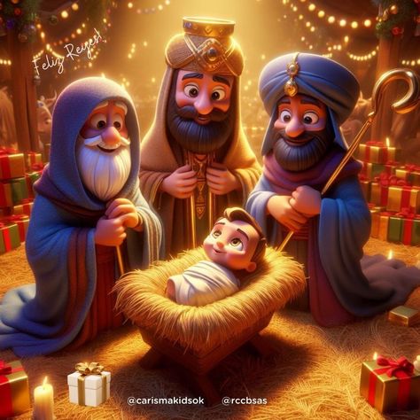 #reyesmagos 👉¡Dios habla con signos y nos señala el camino hacia la Luz! 🌟 👑 Los reyes se pusieron en camino, ellos buscaban a Dios… | Instagram January 3, Wonderful Time, Nativity, Jesus, Christmas, On Instagram, Quick Saves, Instagram