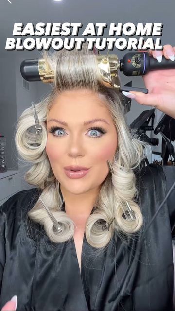 Curling Iron Tutorial, Hairstyles Tiktok, Blowout Curls, Blowout Hair Tutorial, Hair Colour Ideas, Curl Tutorial, Short Sassy Haircuts, Sassy Haircuts, Hairstyles 2024