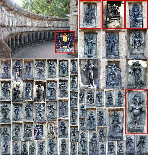 64 yoginis. Chausath yogini 64 Yogini, Flying City, Deafening Silence, Architecture Courtyard, Historical Sculptures, Narmada River, Folk Lore, Maa Kali, Amazing India