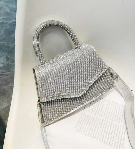 Wedding Party Dinner, Purse Aesthetic, Formal Bag, Prom Bag, Aesthetic Bags, Silver Bags, Portable Bag, Clutch Purse Evening, Fancy Bags