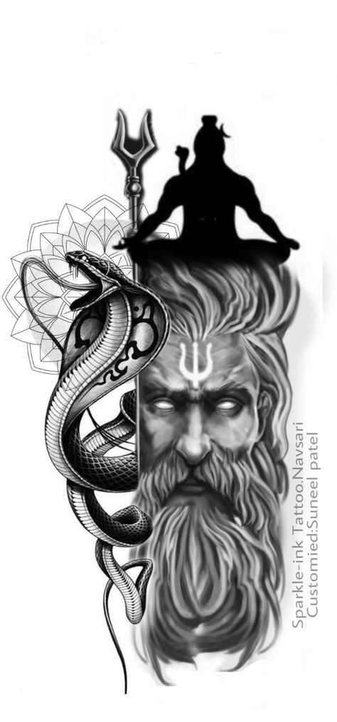 Parshuram Tattoo Design, Angry Shiva Tattoo Design For Men, Aghori Tattoo Designs, Adiyogi Shiva Sketch, Adiyogi Tattoo Design, Sivan Tattoo Designs, Angry Lord Shiva Tattoo Design, Aghori Shiva Tattoo, Shiva Tattoo Stencil