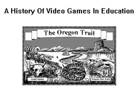 A Brief History Of Video Games In Education History Of Video Games, The Oregon Trail, Game Based Learning, Video Games For Kids, Unit Study, Study Unit, Physical Education, Physical Activities, Social Networks