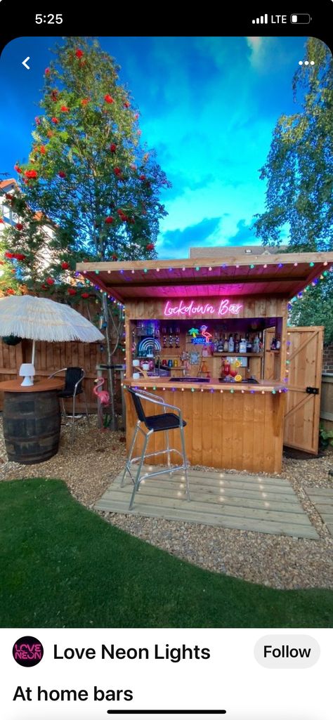 Backyard Tiki Bar, Tiki Bars Backyard, Tiki Patio, Outdoor Tiki Bar, Fun Backyard, Metal Canopy, Hula Girl, Backyard Inspo, Backyard Fun