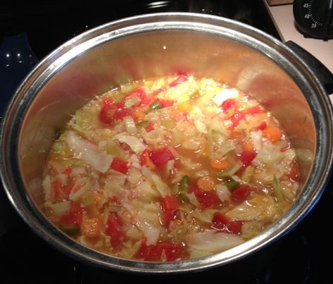 Wonder Soup Recipe, Miracle Soup, Wonder Soup, Fat Burning Soup, 7 Day Diet Plan, 7 Day Diet, Cabbage Soup Diet, Green Bell Pepper, Detox Soup