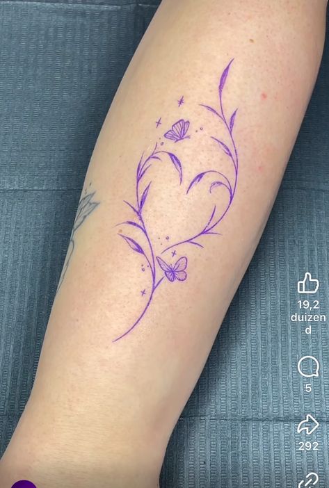 Purple Heart Tattoo, Purple Heart Tattoos, Purple Tattoo, Purple Tattoos, Tattoo Heart, Line Love, Love Hearts, Purple Heart, Fine Line