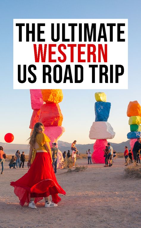 The Complete 2 Week Road Trip Guide To The Western United States Western Road Trip, 2 Week Road Trip, Western United States, Usa Destinations, Couples Travel, East Coast Road Trip, Road Trip Packing, West Coast Road Trip, Visit Usa