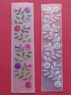 Parchment Craft Free Pattern Vellum Crafts, Parchment Design, Parchment Crafts, Parchment Paper Craft, Vellum Cards, Parchment Cards, Parchment Craft, Paper Embroidery, Card Patterns