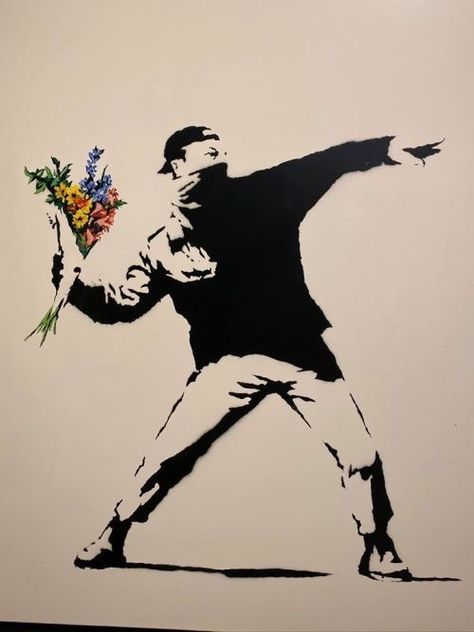 Punisher Artwork, Banksy Artwork, Contrast Art, Banksy Graffiti, Banksy Art, Album Art Design, Tableau Art, Street Art Graffiti, Street Artists