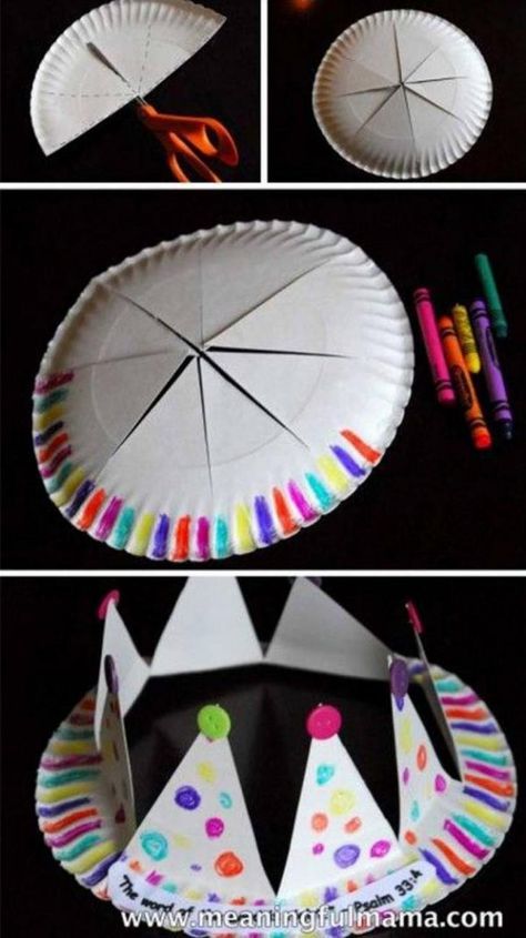 Imgur: The most awesome images on the Internet Plate Crafts For Kids, Paper Plate Crafts For Kids, Paper Plate Crafts, Winter Crafts For Kids, Plate Crafts, Crafts For Kids To Make, Camping Crafts, Childrens Crafts, Preschool Art