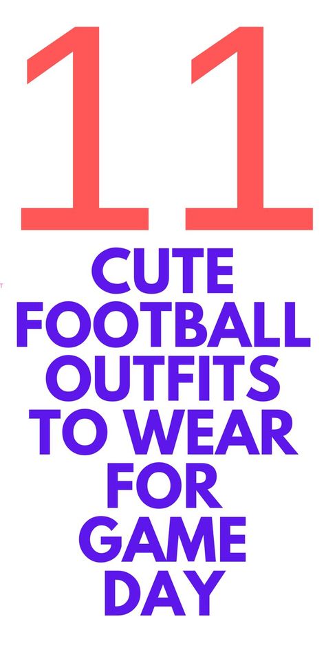 11 CUTE FOOTBALL OUTFIT IDEAS FOR GAME DAY - HERE ARE CUTE FOOTBALL OUTFIT IDEAS. Outfit Ideas For Football Games, Football Party Outfit, Cute Football Outfit, Football Mom Outfit, Football Outfit, Football Parties, Games For Moms, Football Game Outfit, Outfits To Wear