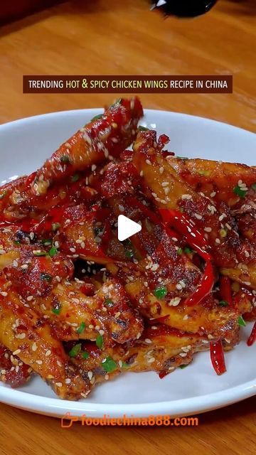 Wayne Shen on Instagram: "Trending hot & spicy chicken wings recipe in China. Do you want to try? #recipe #cooking #chinesefood #chickenwings #chickenrecipe #spicyfood" Hot Spicy Chicken, Spicy Chicken Wings Recipe, Spicy Chicken Wings, Chicken Wings Recipe, Wings Recipe, Hot Spicy, Chicken Wing Recipes, Wing Recipes, Spicy Chicken