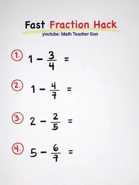 Useful Fast Fraction Trick | Useful Fast Fraction Trick #math #Fractions #CivilServiceExamReview | By Ako si Teacher Gon - Facebook Trick Math, Praxis Core, Math Hacks, Math Genius, Exam Review, Exams Tips, Math Fractions, Civil Service, Math Tricks