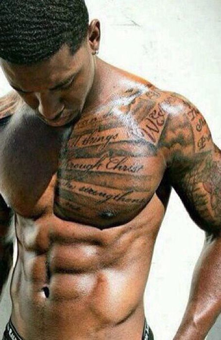 Shoulder Tattoo For Black Men Chest To Bicep Tattoo Men, Best Lion Tattoos Men Chest, Over The Shoulder Tattoo Men, Black Man Chest Tattoo, Tattoos Shoulder Mens, Tattoos On Dark Skin Black Men, Top Shoulder Tattoo Men, Black Art Tattoo Men, Black Men Back Tattoos