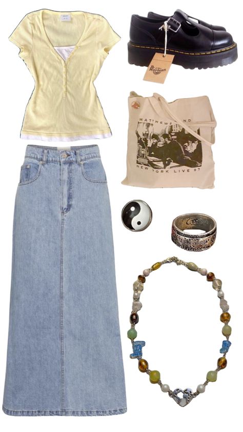 2000s Fashion Outfits, Swaggy Outfits, Mode Vintage, Mode Inspiration, Lookbook Outfits, Dream Clothes, Jean Skirt, Teen Fashion Outfits, Cute Casual Outfits