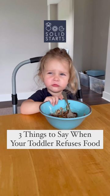 Solid Starts on Instagram: "Questions? Our feeding therapists are here to help. For more info on how to handle food refusal in the moment or more long term, tap the link in our bio and search “refusal”. And hang in. 🤍 #SolidStarts #babyledweaning #babyledweaningideas #firstfoods #whatmybabyeats #babyfoodideas #6monthsold #babydevelopment #babymilestones #childdevelopment #100firstfoods #raisinglittles #healthybabyfood #babyledeating #startingsolids #solidfood #6months #6monthsoldbaby #baby Solid Starts, Baby Led Feeding, Colicky Baby, Instagram Questions, Life Advice Quotes Inspiration, Baby & Toddler Food, Baby Help, Healthy Baby Food, Baby Advice